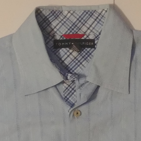 Men's Tommy Hilfiger Button Down Shirt M - Picture 2 of 2